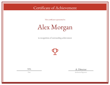 Bold Award layout